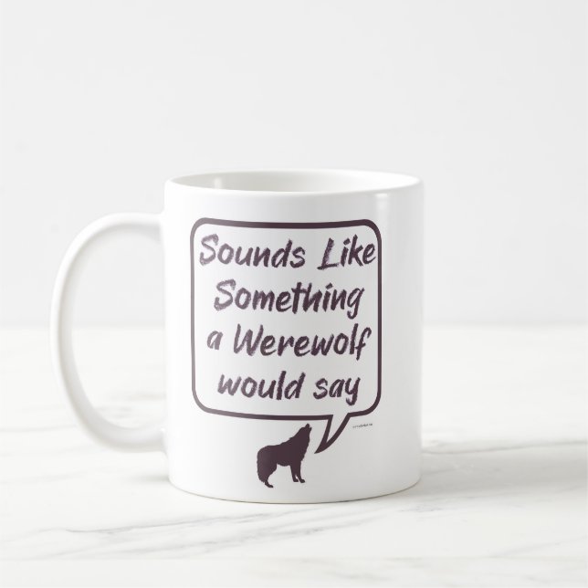 Werewolf Funny Party Game Accuse Saying Coffee Mug (Left)