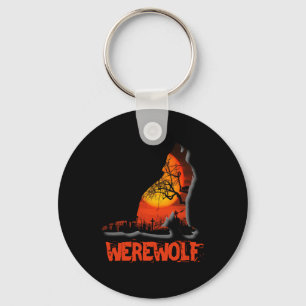Werewolf Halloween Keychain