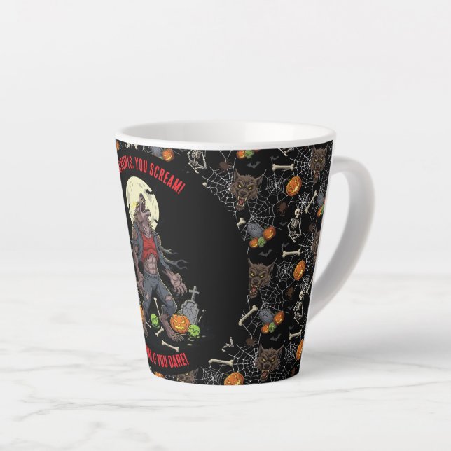 🐺 Werewolf Halloween Mug 🎃 💀 (Angle droit)