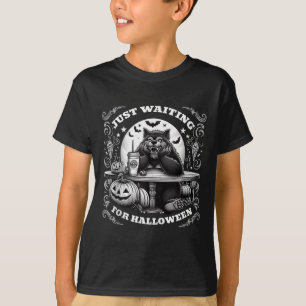 Werewolf Just Waiting For Halloween Spooky Scary N T-Shirt