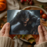 Werewolf Lycan Postcard<br><div class="desc">This design may be personalized by choosing the customize further option to add text.
Contact me at colorflowcreations@gmail.com if you with to have this design on another product.
See more of my creations or follow me at www.facebook.com/colorflowcreations, www.instagram.com/colorflowcreations, www.twitter.com/colorflowart, and www.pinterest.com/colorflowcreations.</div>