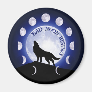 Werewolf Moon Phase Magnet