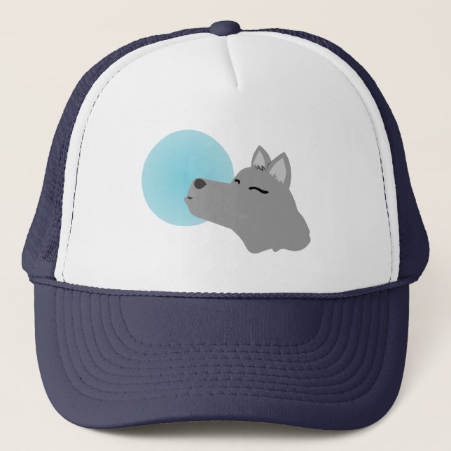 Werewolf Moon Trucker Hat (Front)