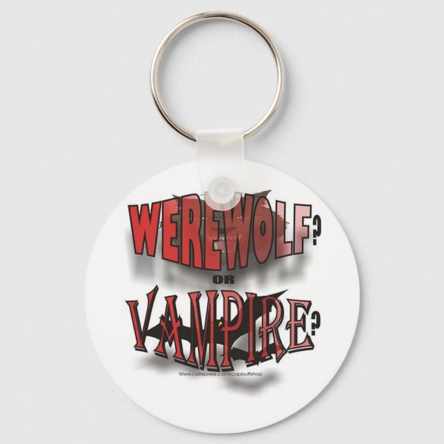 WEREWOLF OR VAMPIRE KEYCHAIN (Front)