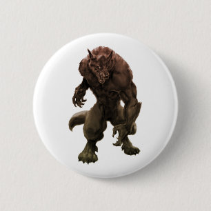 Werewolf Pin/Button 2 Inch Round Button