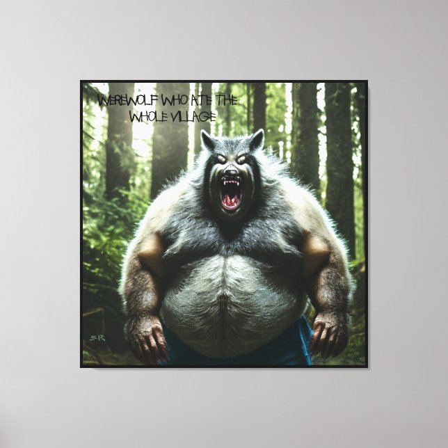 Werewolf Qui A Mangé Toute La Toile Du Village (Recto)