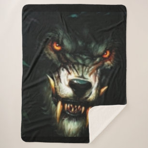 WEREWOLF SHERPA BLANKET