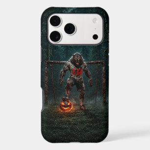 Werewolf Soccer Player Halloween Horror Art