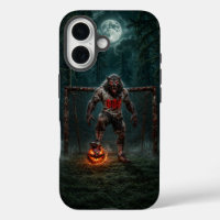 Werewolf Soccer Player Halloween Horror Art