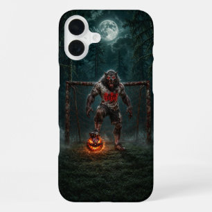 Werewolf Soccer Player Halloween Horror Art iPhone 16 Plus Case