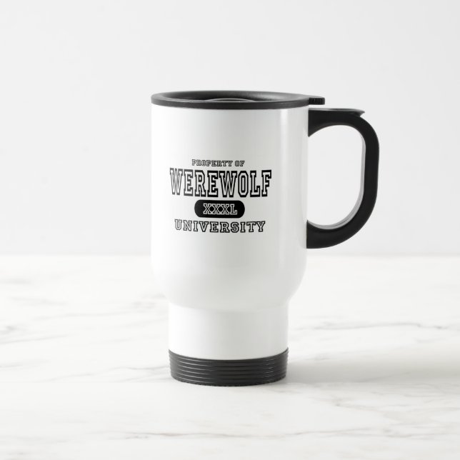 Werewolf University Travel Mug (Right)