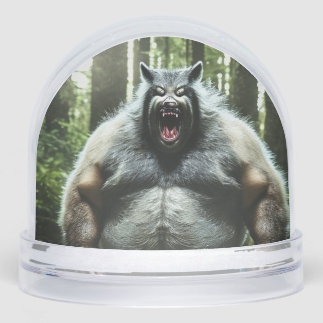 Werewolf Who Ate The Whole Village snow globe (Front)