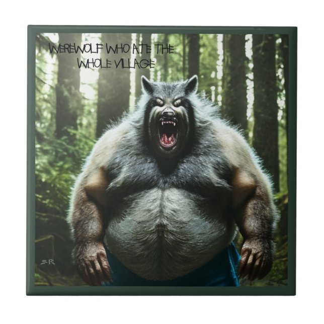 Werewolf Who Ate The Whole Village w text sm tile (Front)