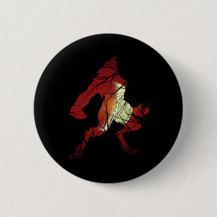 Werewolf Wolf Moon Werewolf Silhouette Halloween C 2 Inch Round Button