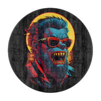 Werewolves Zombie Cutting Board