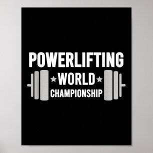 Werlifter Motivational Gym Werlifting World Chamon Poster