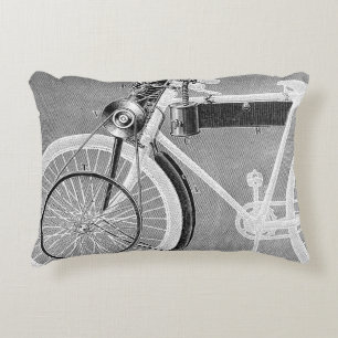 Werner Motorcycle, 1898 Accent Pillow