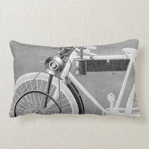 Werner Motorcycle, 1898 Lumbar Pillow