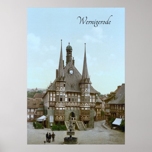 Wernigerode, Germany (c. 1900) Poster (Front)