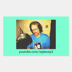 Wes Davey - in the Studio (Gouache): Stickers