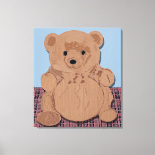 Wes T Bear Wrapped Canvas
