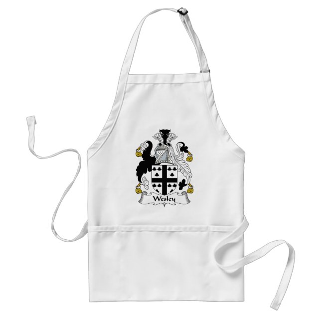 Wesley Family Crest Standard Apron (Front)