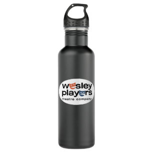 Wesley Players Water Bottle with oval logo