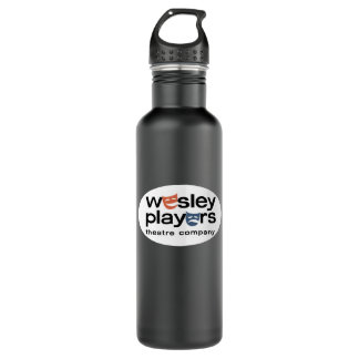 Wesley Players Water Bottle with oval logo