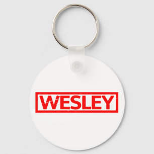 Wesley Stamp Keychain