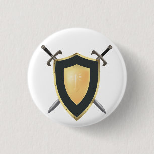 Wesnoth shield & crossed swords logo buttons