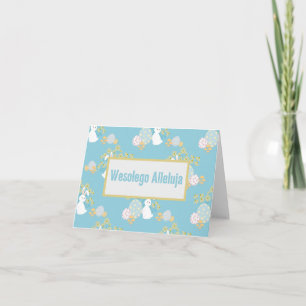 Wesołego Alleluja, Polish Happy Easter Card