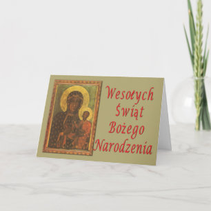 Wesolych Swiat Bozego Narodzenia Card
