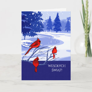 Wesołych Świąt. Cartes de Noël en polonais