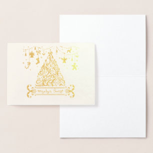 Wesołych Świąt Foil Card