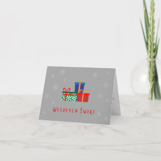 Wesołych Świąt kartka świąteczna Polish Christmas Card