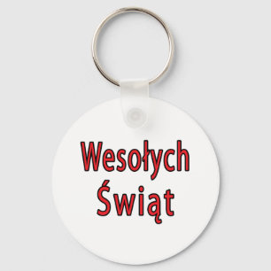 Wesolych Swiat Keychain