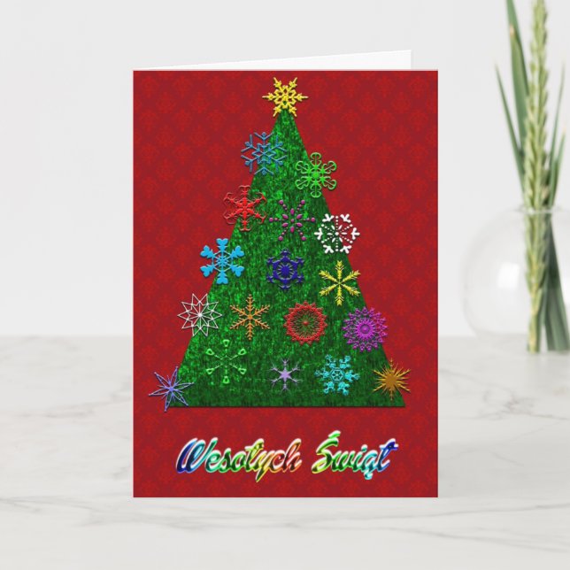 Wesolych Swiat -Merry Christmas Card (Front)