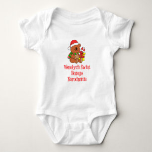 Wesolych Swiat Polish Christmas Baby Bodysuit