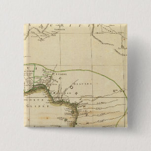 West Africa Map 2 Inch Square Button