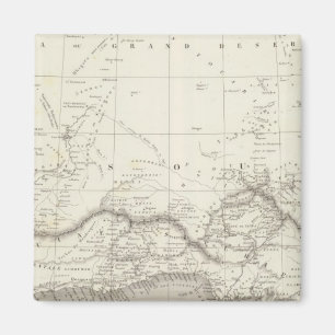 West Africa Map Magnet