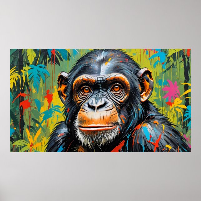 West African chimpanzee 2 Poster (Front)