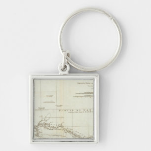 West African Map Keychain