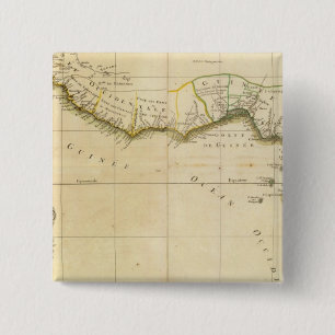 West and Central Africa 2 Inch Square Button