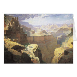 West Art d'Amérique vintage, Grand Canyon par Leig