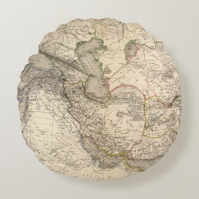 West Asia Round Pillow (Front)