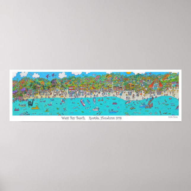 West Bay Beach Poster (Front)