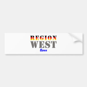 West - Bonn region Bumper Sticker