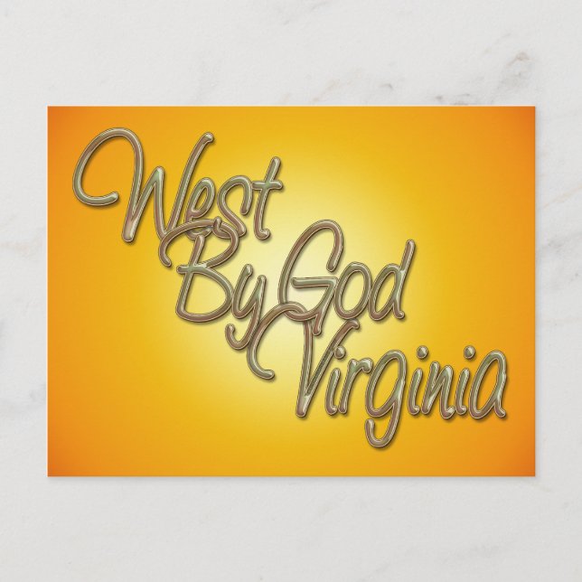 West by God Virginia_2 Postcard (Front)
