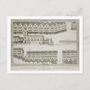 West Cheap as it appeared in the year 1585, engrav Postcard
