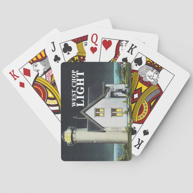 West Chop Light (Martha's Vineyard Island) Cards (Back)